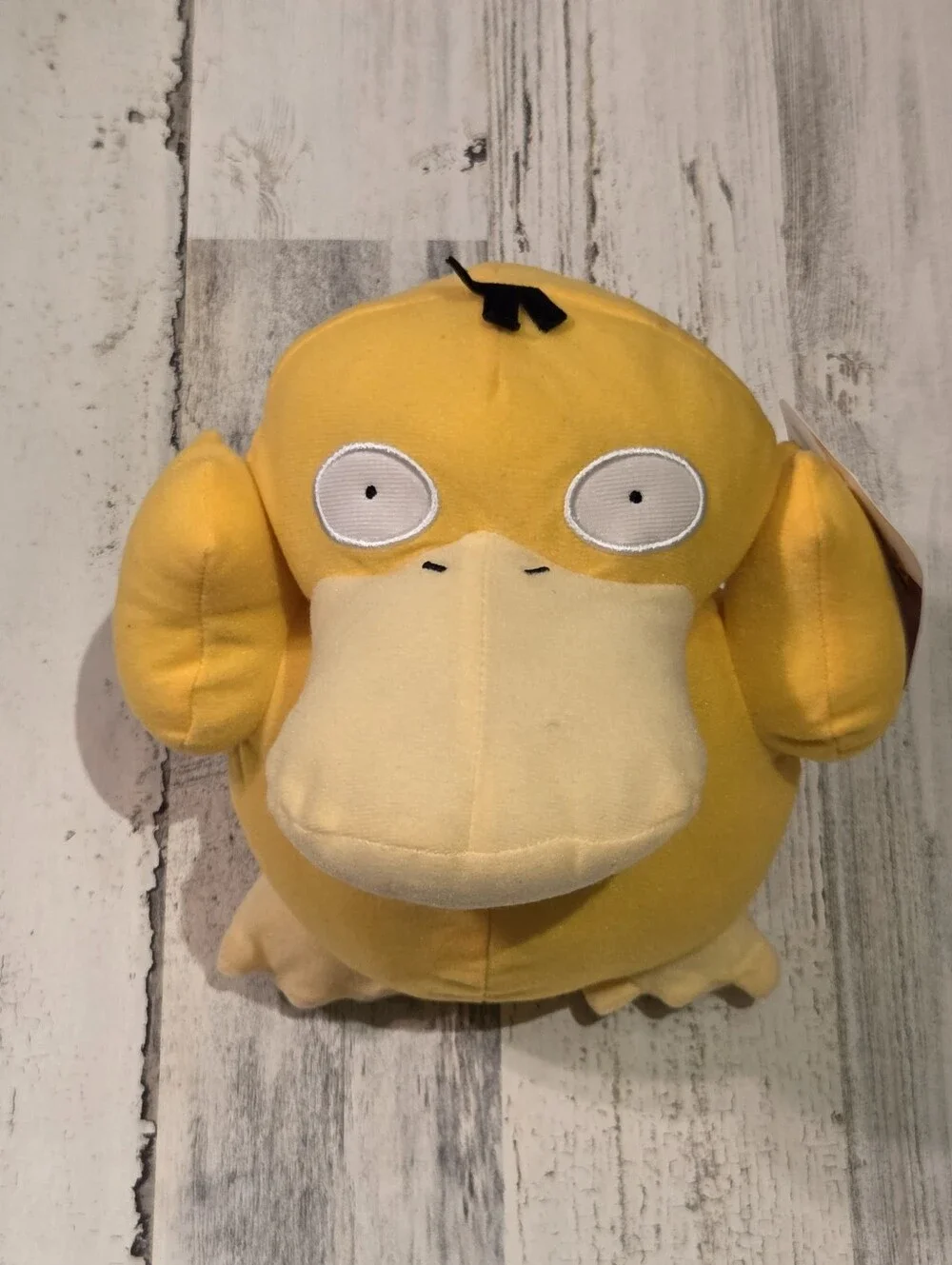New Pokemon Psyduck Plush Stuffed Animal Yellow W/ Cream Beak Kids Toy NWT